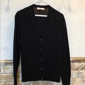 Dark navy Tory Burch cardigan sweater, size M